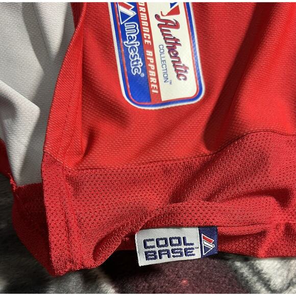 Majestic Jersey MLB | Boston Red Sox Large No Player On Back Sun Damage - Picture 8 of 11